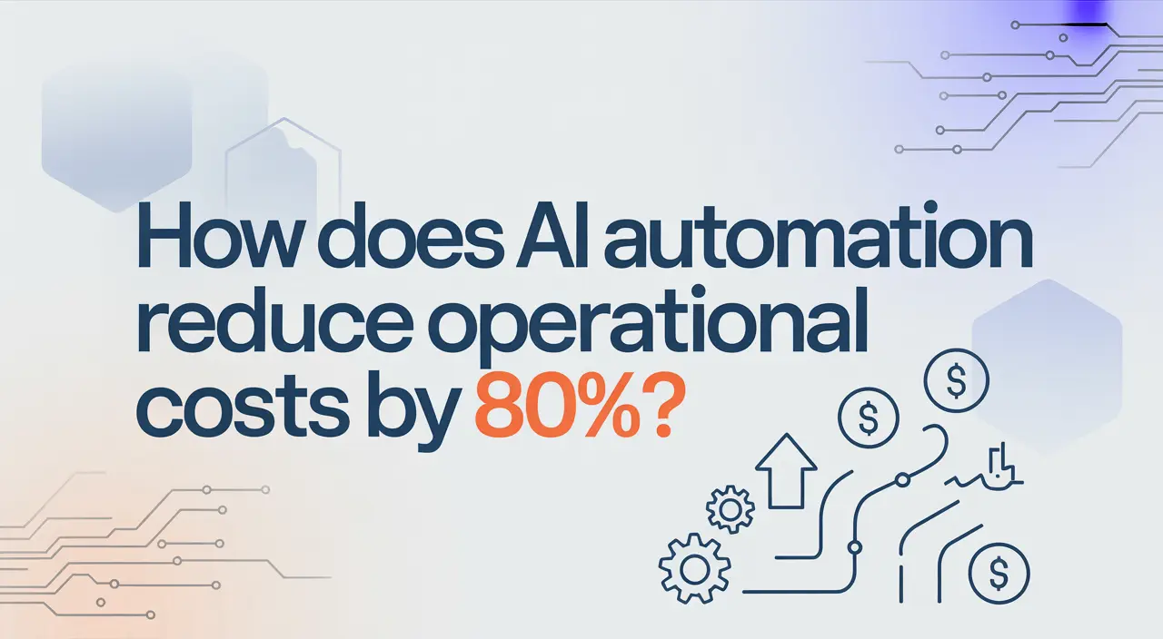 How to Reduce Operational Costs with AI Automation (With Real ROI Numbers)
